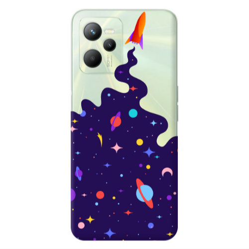 Realme C35 Rocket Transparent Silicone TPU Θήκη