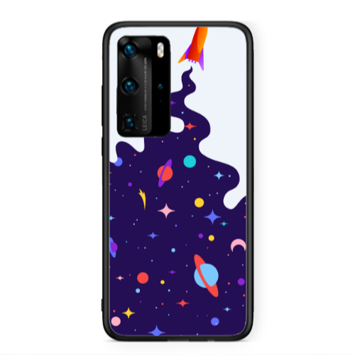 Huawei P40 Pro Rocket Black Glossy Θήκη