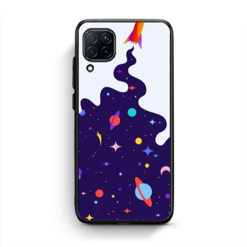 Huawei P40 Lite Rocket Black Glossy Θήκη
