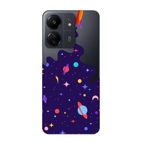 Xiaomi Redmi 13C Rocket Transparent Silicone TPU Θήκη