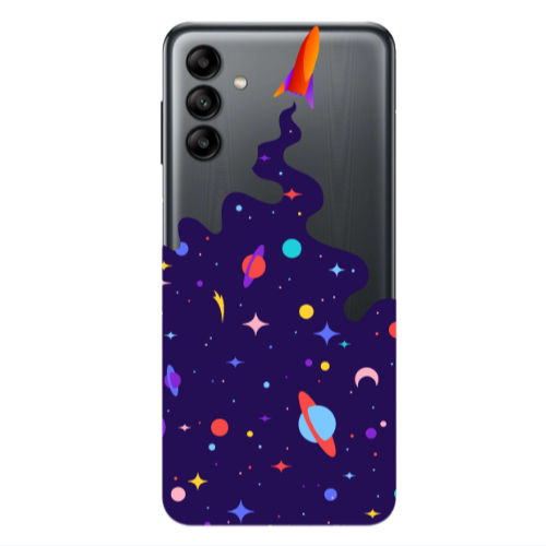 Samsung A13 5G Rocket Transparent Silicone TPU Θήκη