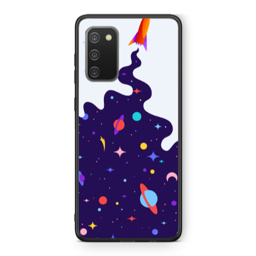 Samsung A02s Rocket Black Glossy Θήκη