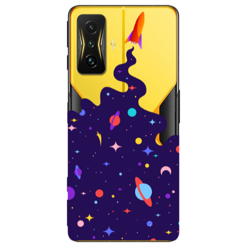 Xiaomi Poco F4 Gt Rocket Transparent Silicone TPU Θήκη