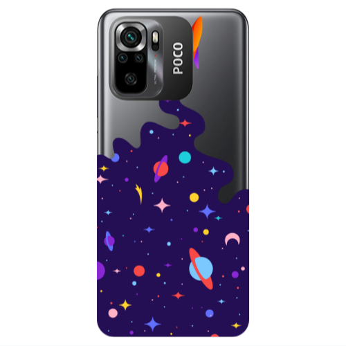 Xiaomi Poco M5 s Rocket Transparent Silicone TPU Θήκη