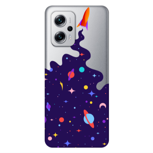 Xiaomi Poco X4 GT Rocket Transparent Silicone TPU Θήκη