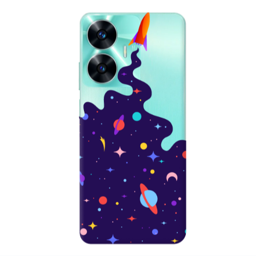 Realme C55 Rocket Transparent Silicone TPU Θήκη