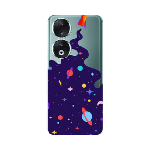 Honor 90 5G Rocket Transparent Silicone TPU Θήκη