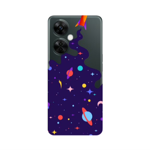 Oneplus Nord CE 3 Lite 5G Rocket Transparent Silicone TPU Θήκη