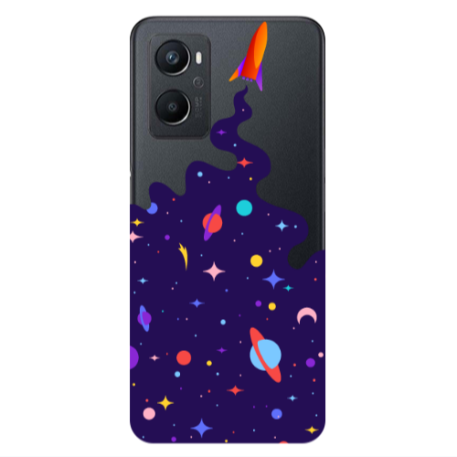 Oppo A 96 Rocket Transparent Silicone TPU Θήκη
