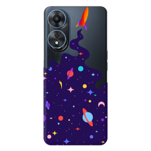 Oppo A 98 Rocket Transparent Silicone TPU Θήκη