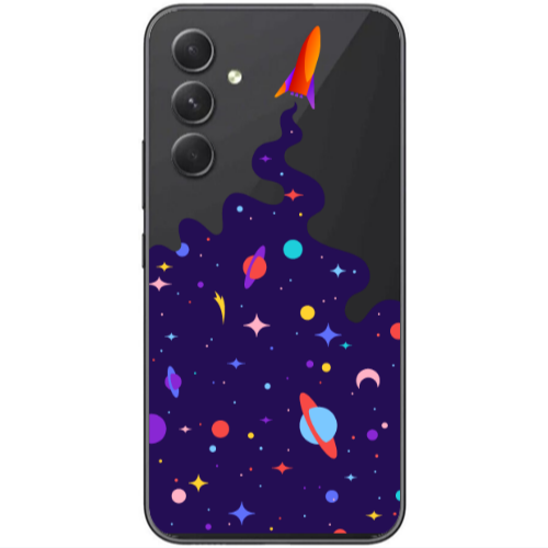 Samsung  Galaxy A05s Rocket Transparent Silicone TPU Θήκη