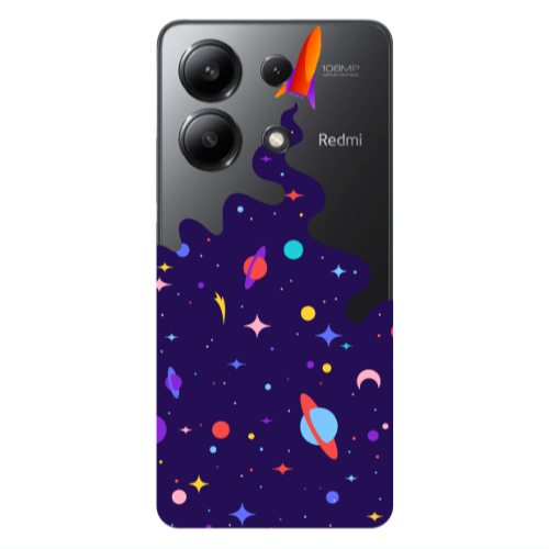 Xiaomi Redmi Note 13 4G Rocket Transparent Silicone TPU Θήκη