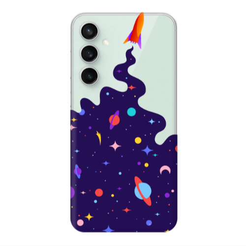 Samsung S24 Rocket Transparent Silicone TPU Θήκη