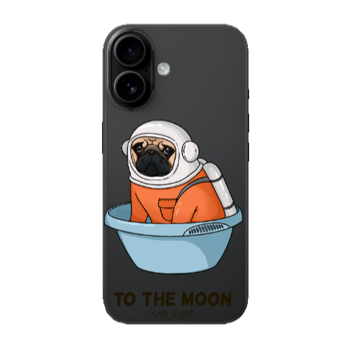 Apple Iphone 16 plus To the moon Transparent Silicone TPU Θήκη
