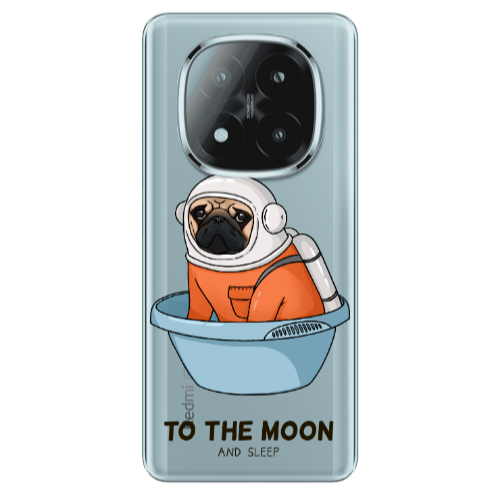 Xiaomi Redmi Note 14 Pro + 5g To the moon Transparent Silicone TPU Θήκη