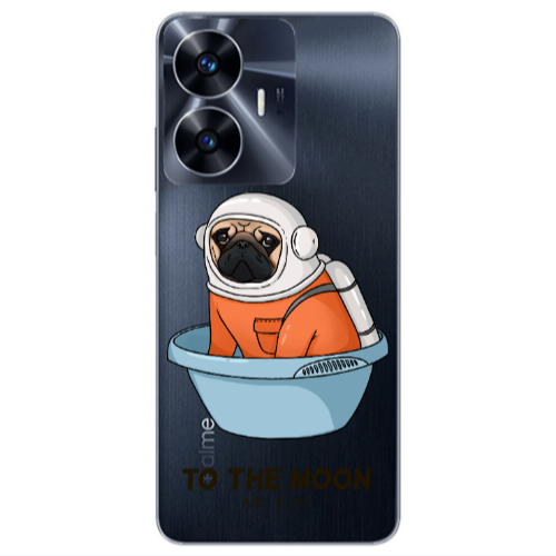 Realme Note 50 To the moon Transparent Silicone TPU Θήκη