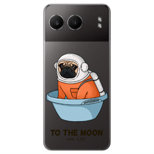 Oneplus Nord 4 To the moon Transparent Silicone TPU Θήκη