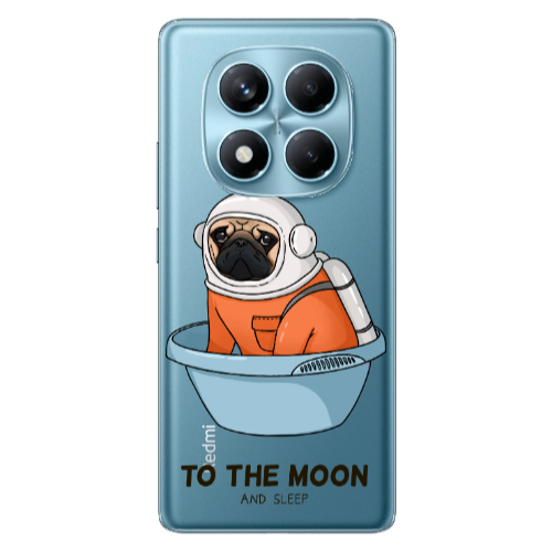 Xiaomi Redmi Note 14 Pro To the moon Transparent Silicone TPU Θήκη