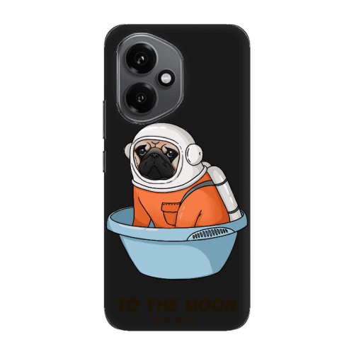 Honor Magic 400 To the moon Black Colored Silicone TPU Θήκη