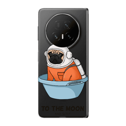 Honor Magic V5 To the moon Transparent Silicone TPU Θήκη