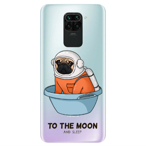 Xiaomi Redmi Note 9 To the moon Transparent Silicone TPU Θήκη