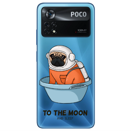 Xiaomi Poco X4 Pro To the moon Transparent Silicone TPU Θήκη