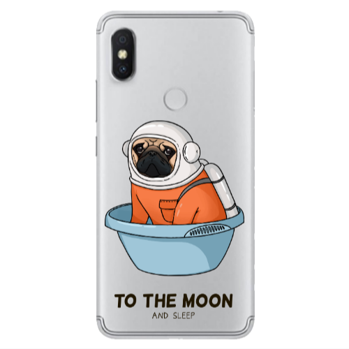 Xiaomi Redmi S2 To the moon Transparent Silicone TPU Θήκη