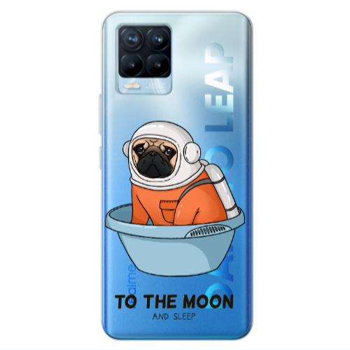 Realme 8 Pro To the moon Transparent Silicone TPU Θήκη