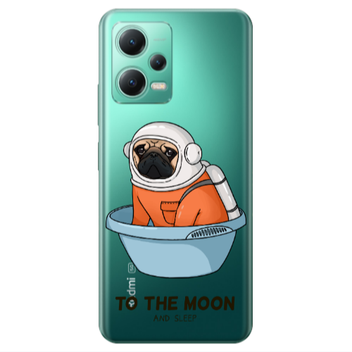 Xiaomi Redmi Note 12 Pro 5G To the moon Transparent Silicone TPU Θήκη