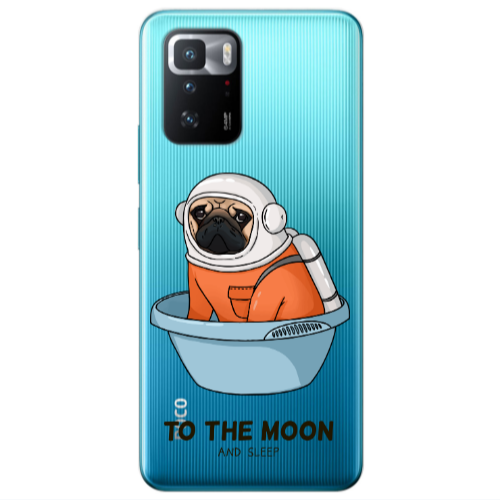 Xiaomi Poco X3 GT To the moon Transparent Silicone TPU Θήκη