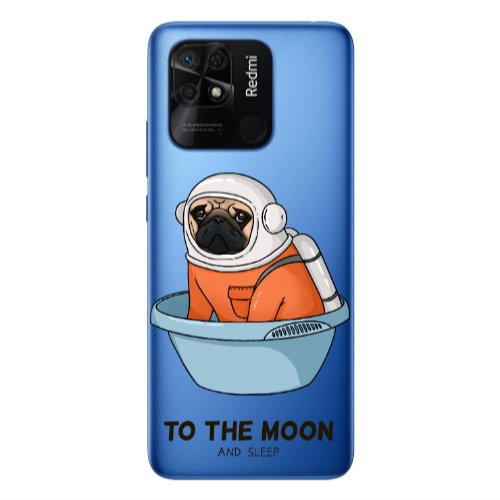 Xiaomi Poco C40 To the moon Transparent Silicone TPU Θήκη