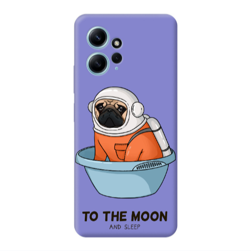 Xiaomi Redmi Note 12 4G To the moon Purple Colored Silicone TPU Θήκη