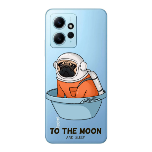 Xiaomi Redmi Note 12 4G To the moon Transparent Silicone TPU Θήκη