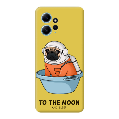 Xiaomi Redmi Note 12 4G To the moon Yellow Colored Silicone TPU Θήκη