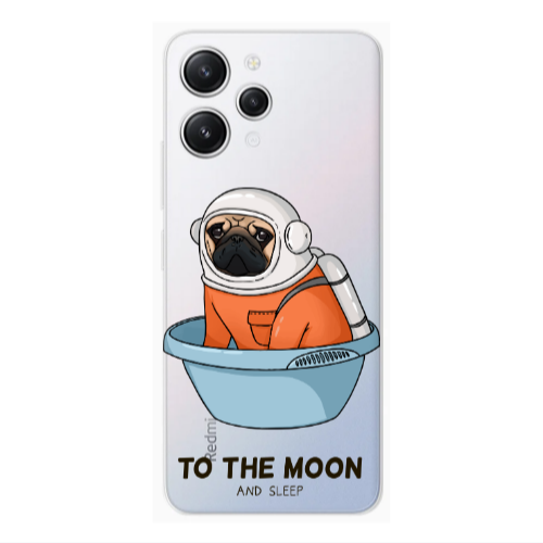 Xiaomi Redmi 12 To the moon Transparent Silicone TPU Θήκη