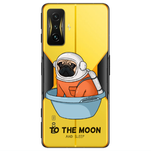 Xiaomi Poco F4 Gt To the moon Transparent Silicone TPU Θήκη