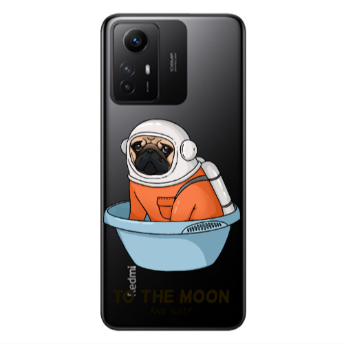 Xiaomi Redmi Note 12s To the moon Transparent Silicone TPU Θήκη