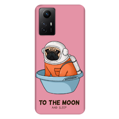 Xiaomi Redmi Note 12s To the moon Pink Colored Silicone TPU Θήκη