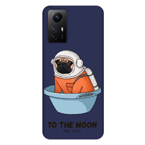 Xiaomi Redmi Note 12s To the moon Dark blue Colored Silicone TPU Θήκη