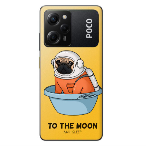 Xiaomi Poco X5 Pro To the moon Transparent Silicone TPU Θήκη