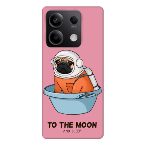 Xiaomi Redmi Note 13 5G To the moon Pink Colored Silicone TPU Θήκη