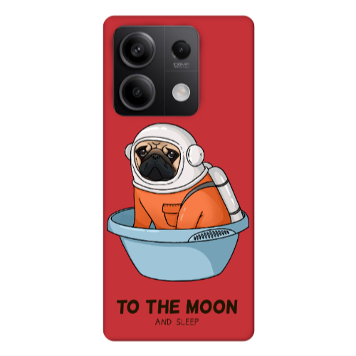 Xiaomi Redmi Note 13 5G To the moon Red Colored Silicone TPU Θήκη