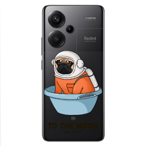 Xiaomi Redmi Note 13 Pro+ 5G  To the moon Transparent Silicone TPU Θήκη