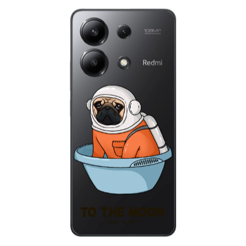 Xiaomi Redmi Note 13 4G To the moon Transparent Silicone TPU Θήκη