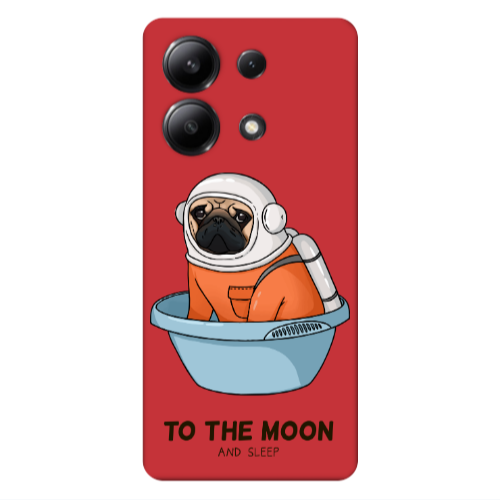 Xiaomi Redmi Note 13 4G To the moon Red Colored Silicone TPU Θήκη