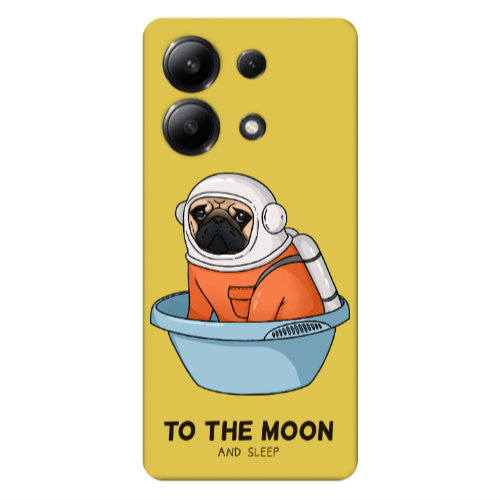 Xiaomi Redmi Note 13 4G To the moon Yellow Colored Silicone TPU Θήκη