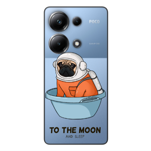 Xiaomi Poco M6 Pro 4G To the moon Transparent Silicone TPU Θήκη