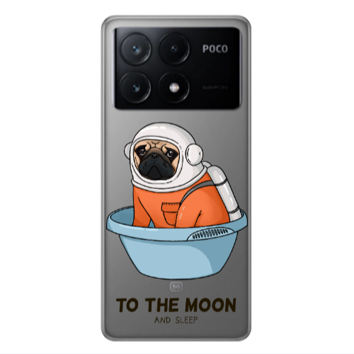 Xiaomi Poco X6Pro 5G To the moon Transparent Silicone TPU Θήκη