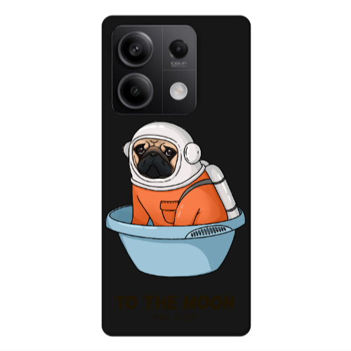 Xiaomi Redmi Note 13Pro 5G To the moon Black Colored Silicone TPU Θήκη
