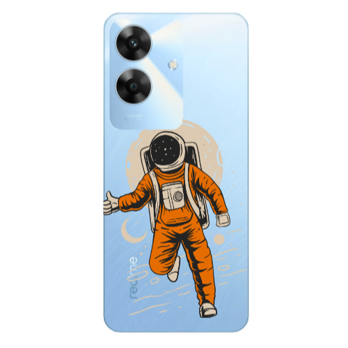 Realme Note 60 Hitchhike Transparent Silicone TPU Θήκη